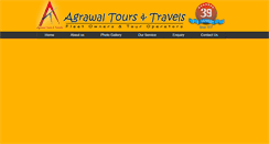 Desktop Screenshot of agrawaltoursandtravels.com